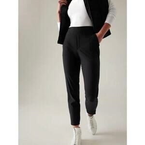 Athleta Brooklyn Pull On Mid Rise Ankle
Pants Black 10 Petite NWOT
